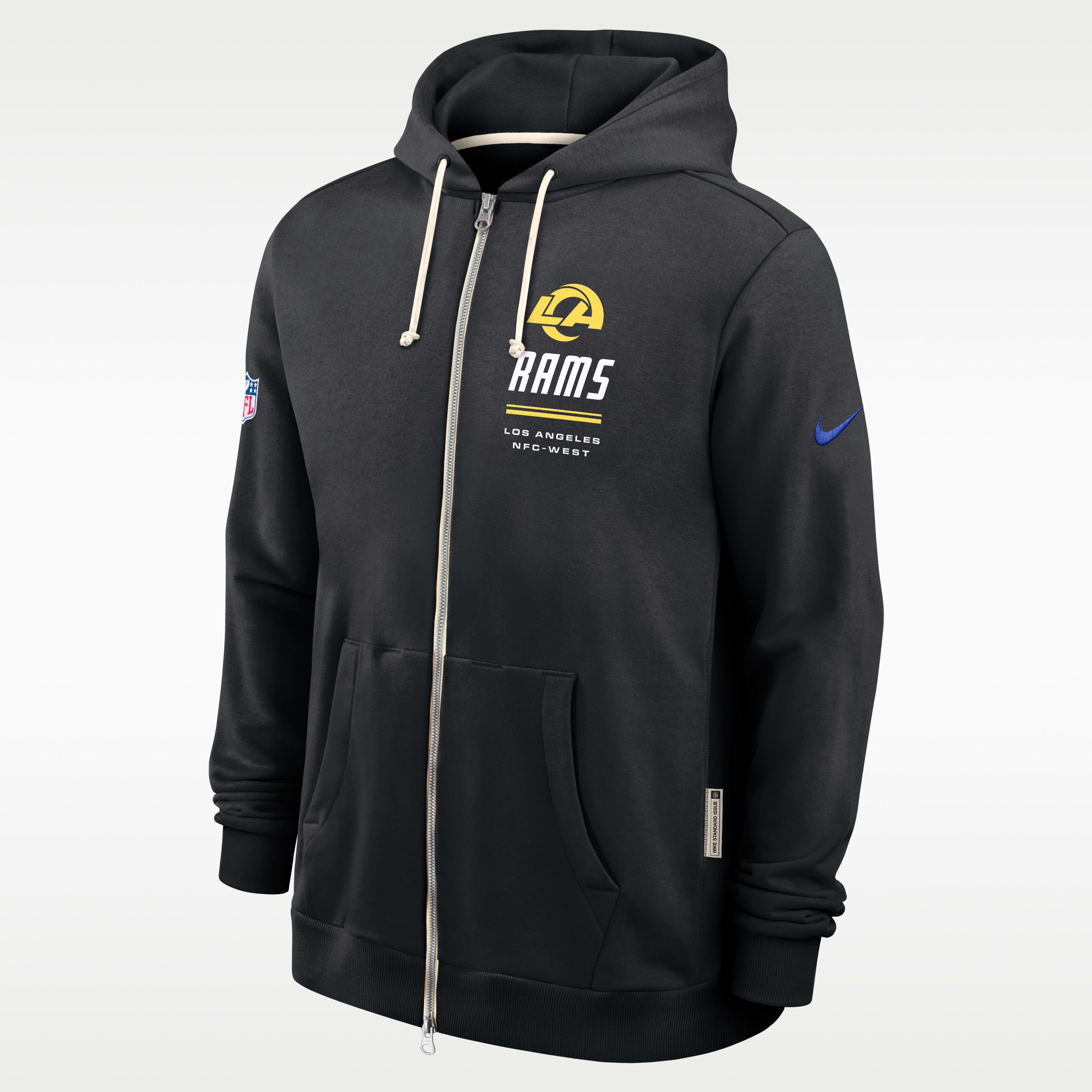 Nike Los Angeles Rams Club Men's Nike NFL Full-Zip Hoodie | The Summit